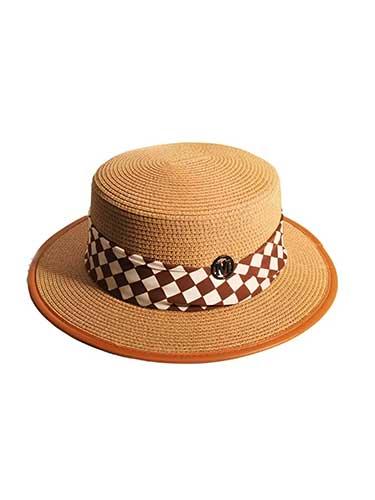 Retro Elegant Ribbon Band Straw Vacation Hat - SHExFAB