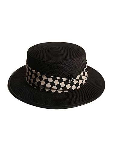 Retro Elegant Ribbon Band Straw Vacation Hat - SHExFAB