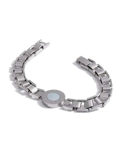 Roman Numeral Shell Chain Bracelet - SHExFAB