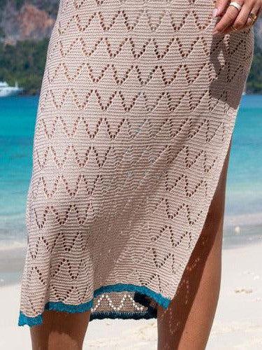 Sheer Bikini Cover - Up Knitted Dress - SHExFAB