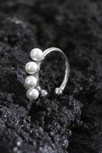 Sterling Silver Pearl Clip - On - SHExFAB