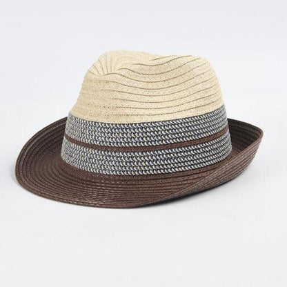 Straw Short Brim Jazz Hat - SHExFAB