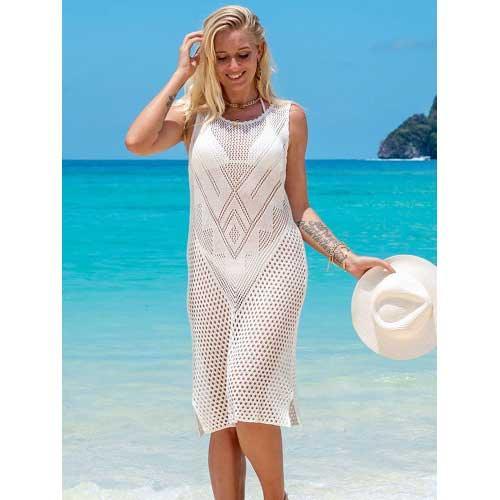 Summer Bikini Cover - Up Knit Dress - SHExFAB