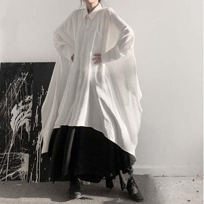 Super Oversized Long Shirt Dress - SHExFAB