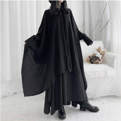 Super Oversized Long Shirt Dress - SHExFAB