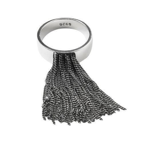 Tassel Platinum Ring - SHExFAB