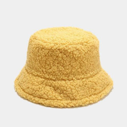 Teddy Faux Fur Bucket Hat - SHExFAB