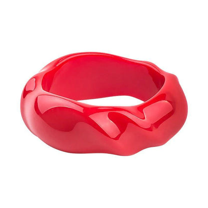 Trendy Irregular Chunky Party Bangle Bracelet - SHExFAB