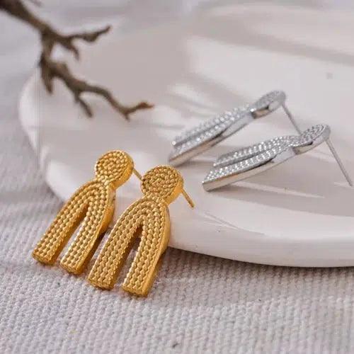 U - Shape Fashion Stud Earrings - SHExFAB