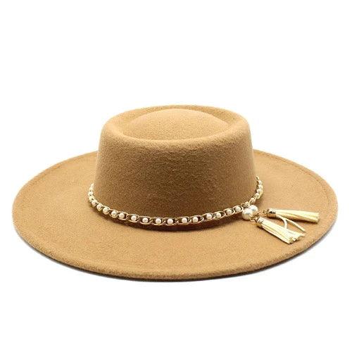 Wide Brim Women Wool Felt Fedora Hat - SHExFAB