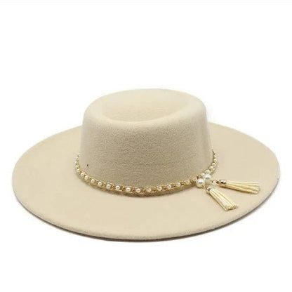 Wide Brim Women Wool Felt Fedora Hat - SHExFAB