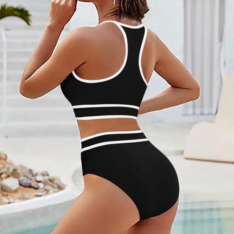 Women's Two Piece Sport Swimsuit Set - SHExFAB