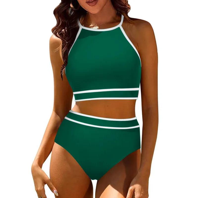 Women's Two Piece Sport Swimsuit Set - SHExFAB