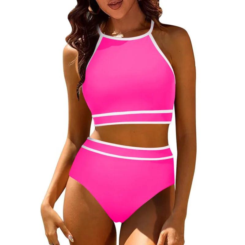 Women's Two Piece Sport Swimsuit Set - SHExFAB