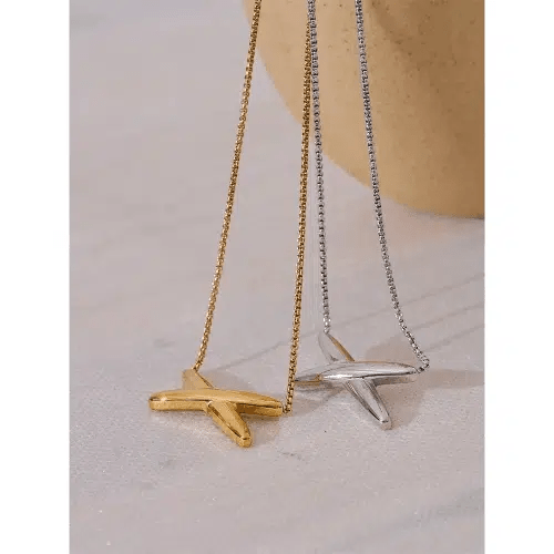 X - Letter Pendant Fashion Necklace - SHExFAB